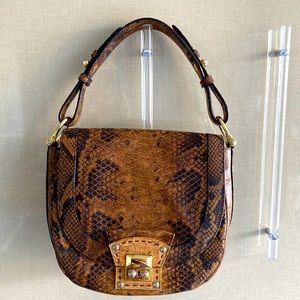 Henri Bendel snake print shoulder and crossbody bag - Free Shipping on this item